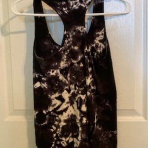 Bebe Racerback Tank Top Tie Dye